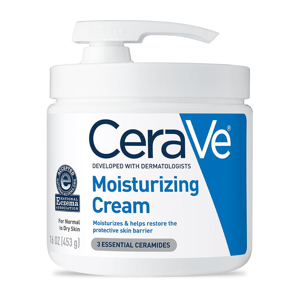 CeraVe Moisturizing Cream for Face and Body Daily Moisturizer for Normal to Dry Skin, 16 Oz.